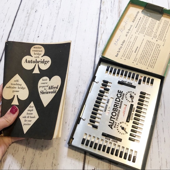 Auto Bridge deluxe pocket model vintage game 1959 made in USA mechanical - Picture 5 of 13